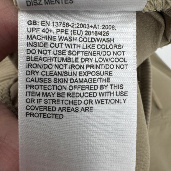 The North Face Aphrodite Pants Womens Large Khaki Tan Hiking Gorpcore UPF 40+ - Picture 8 of 10